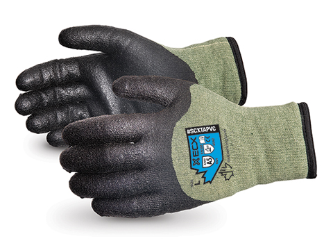 #SCXTAPVC Superior Glove® Emerald CX® Cut-Resistant Kevlar®/Steel Winter Glove with PVC Palm